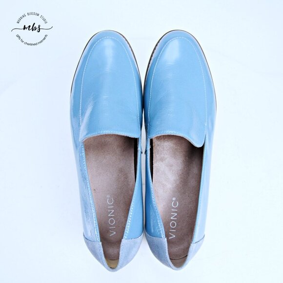 Vionic Kensley Lug Sole Slip Ons Blue Women 11 - Picture 11 of 14